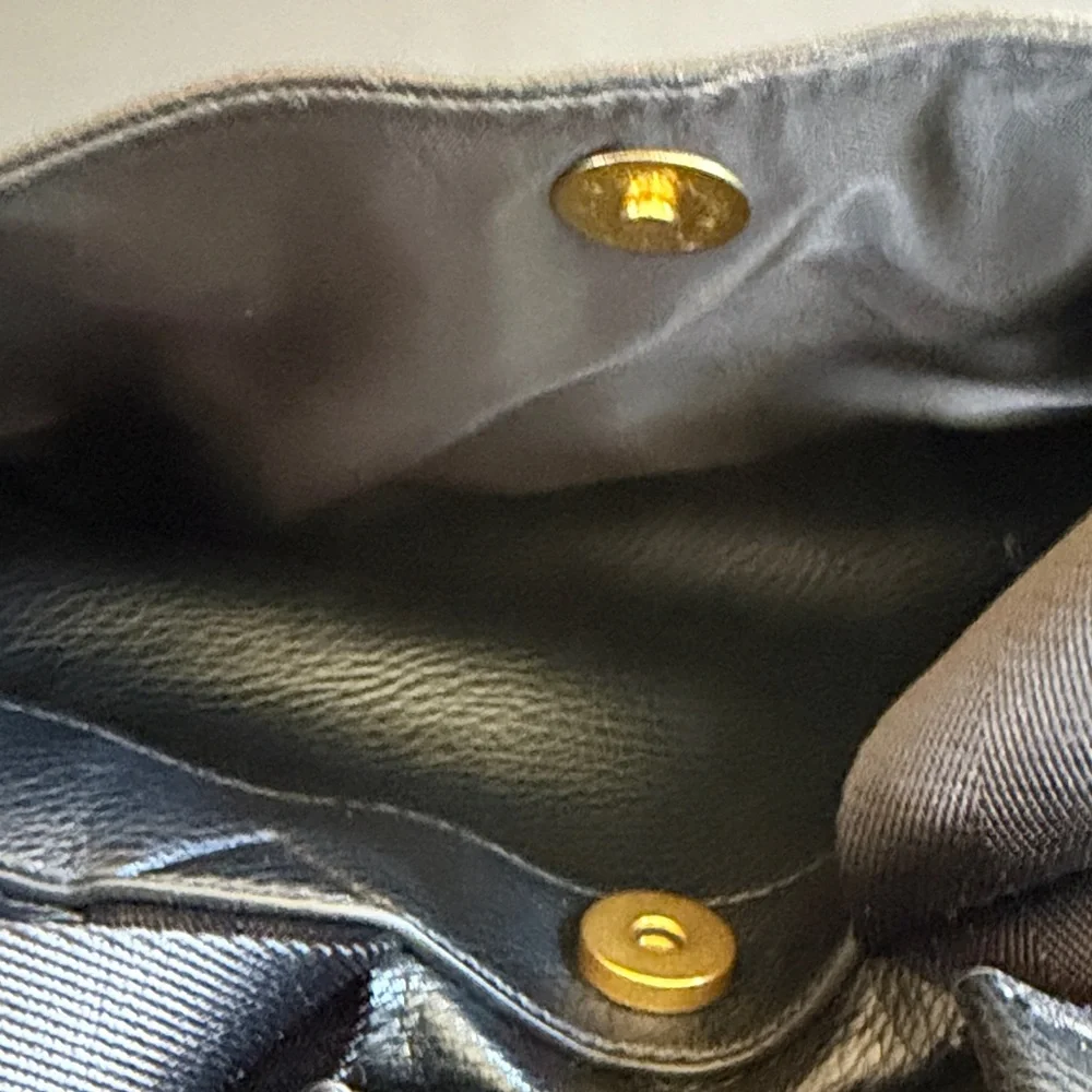Fawn Design The Original Black Faux Leather Diaper Bag Backpack